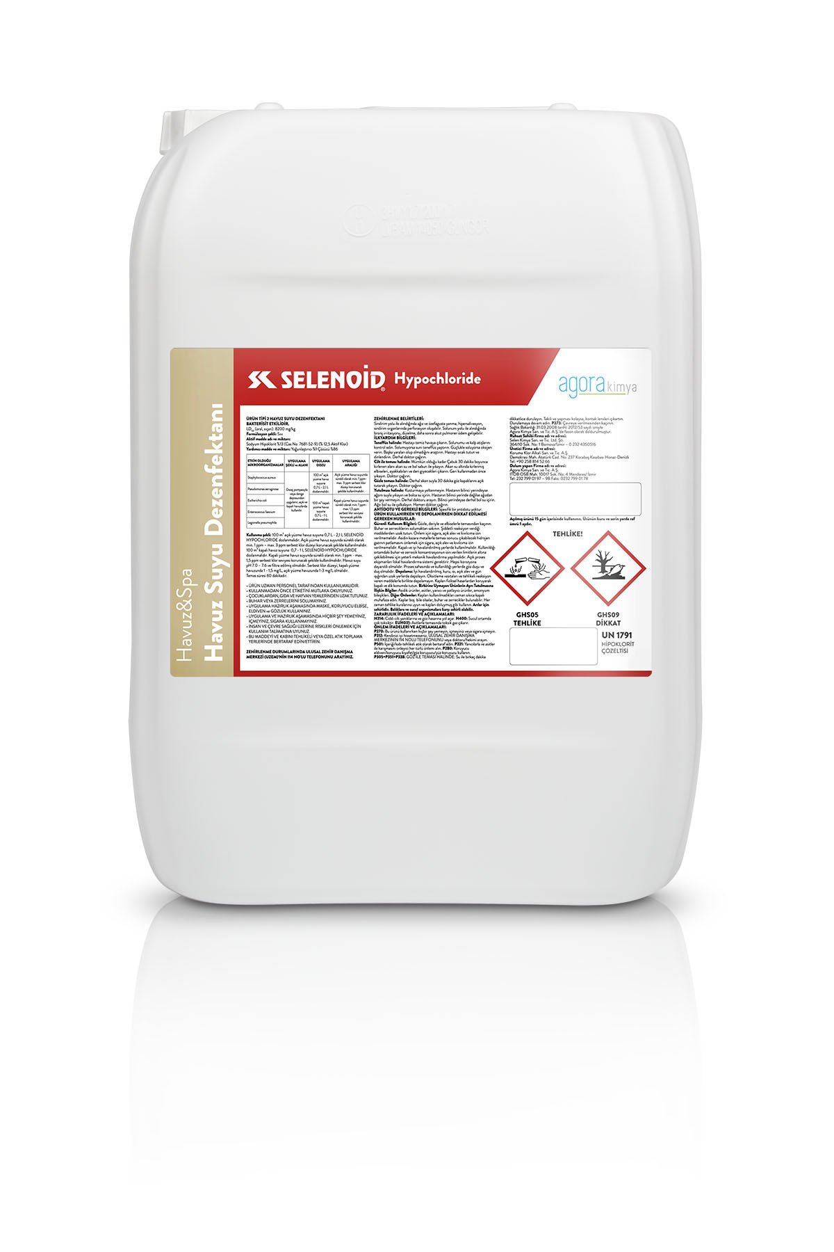 SELENOID HYPOCHLORIDE 20lt/ 25 KG