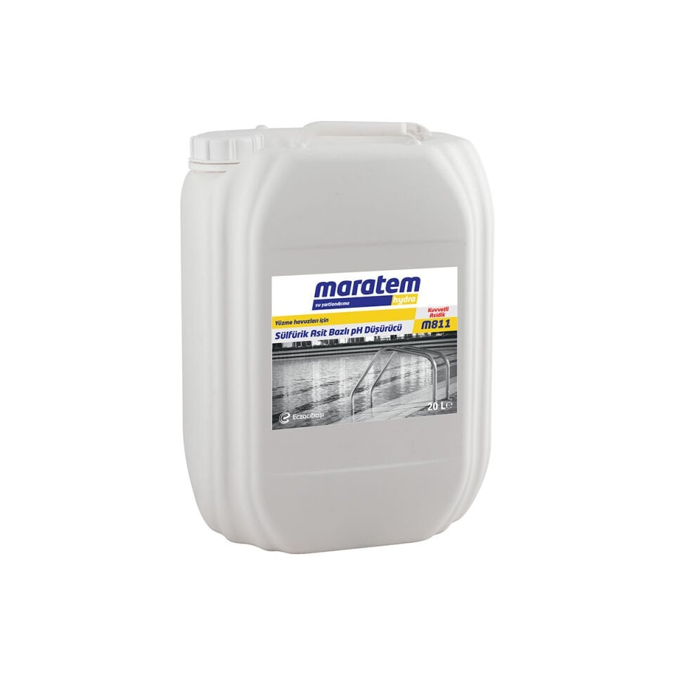ECZACIBAŞI Maratem M811 SULFURIK ASIT BAZLI PH DÜŞÜRÜCÜ 20L/25KG