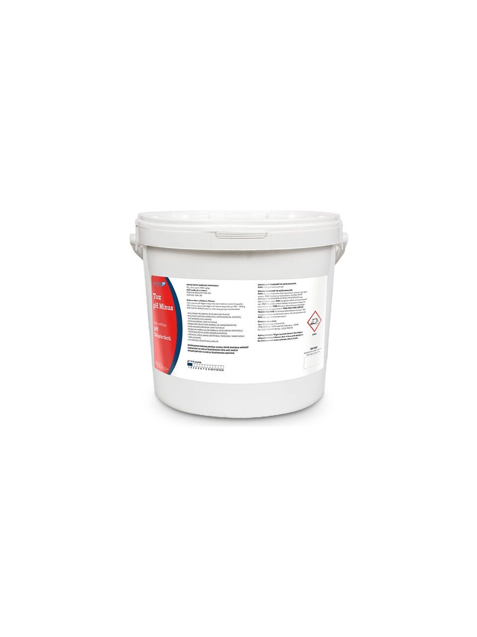 WTR Havuz Suyu Toz Ph Düşürücü Selonoid Ph Minus (-) 25 kg