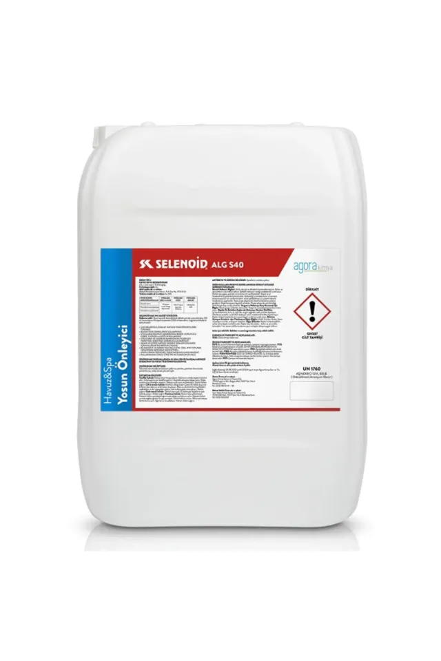 SELENOİD ALGS40 HAVUZ YOSUN ÖNLEYİCİ QAC BAZLI 20 LT