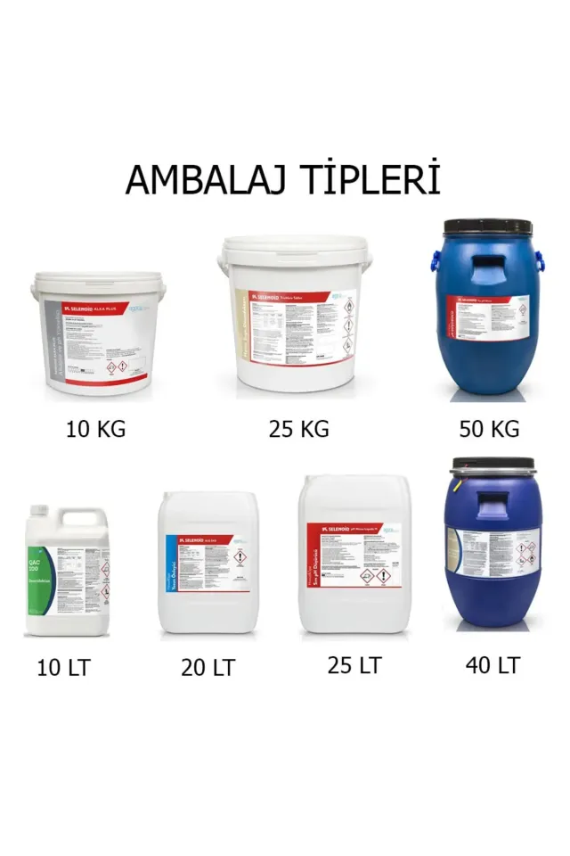 SELENOİD ALGS40 HAVUZ YOSUN ÖNLEYİCİ QAC BAZLI 10 lt