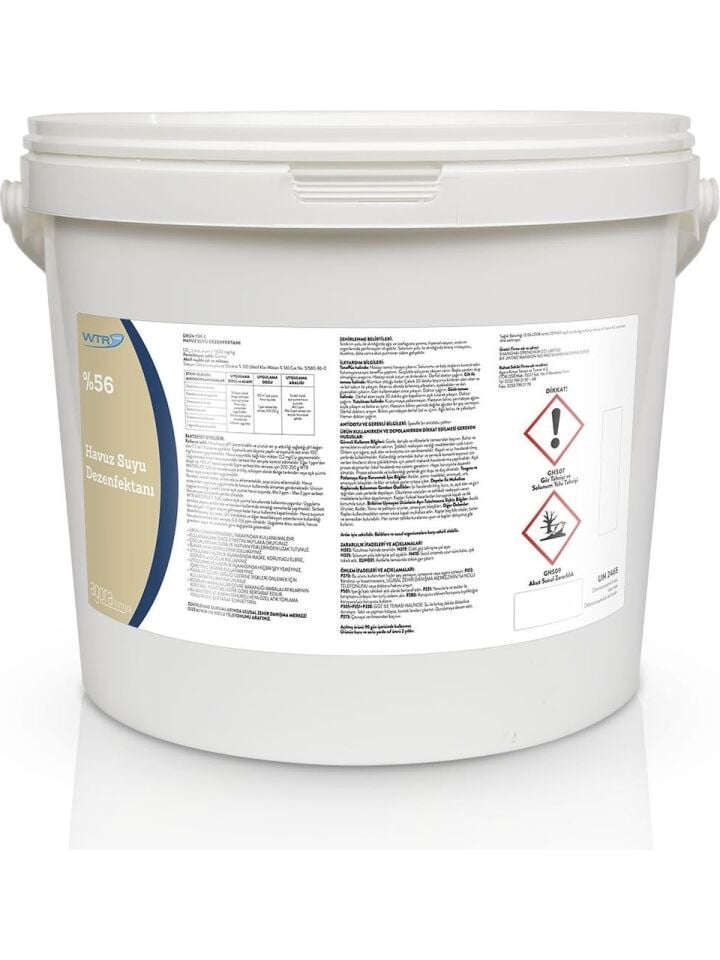 WTR % 56 GRANÜL - TOZ HAVUZ SUYU KLORU 10 KG