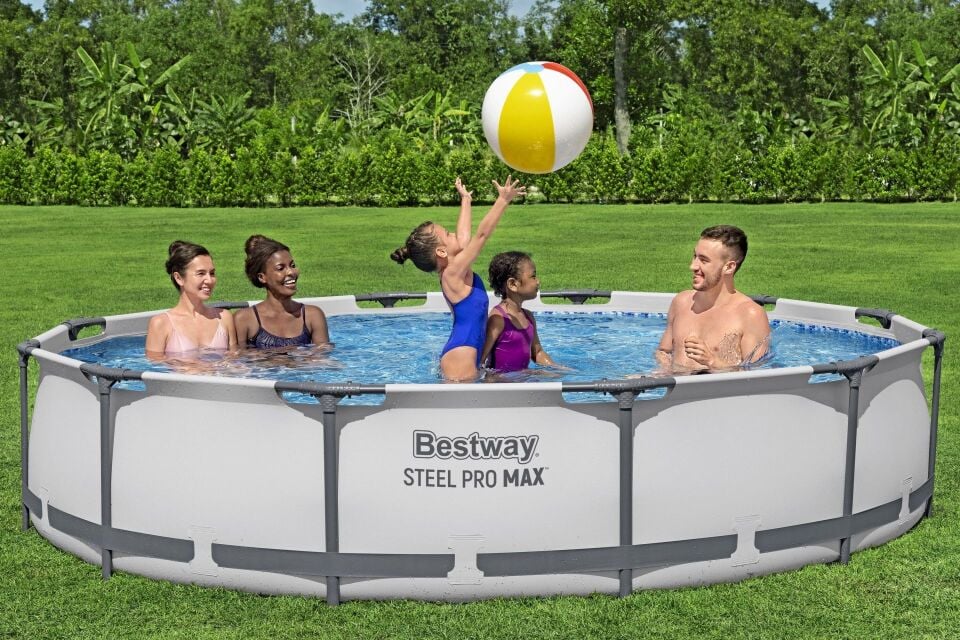 Bestway ® 56416 Steel Pro Max™ Yerüstü Prefabrik Havuz Seti 3,66 M X 76 Cm
