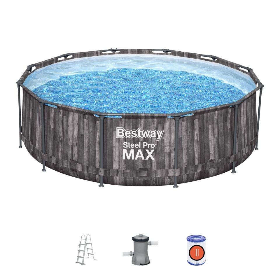Bestway ® 5614x Steel Pro Max™ Yer Üstü Prefabrik Havuz Seti 3,66 M X 1,00 M