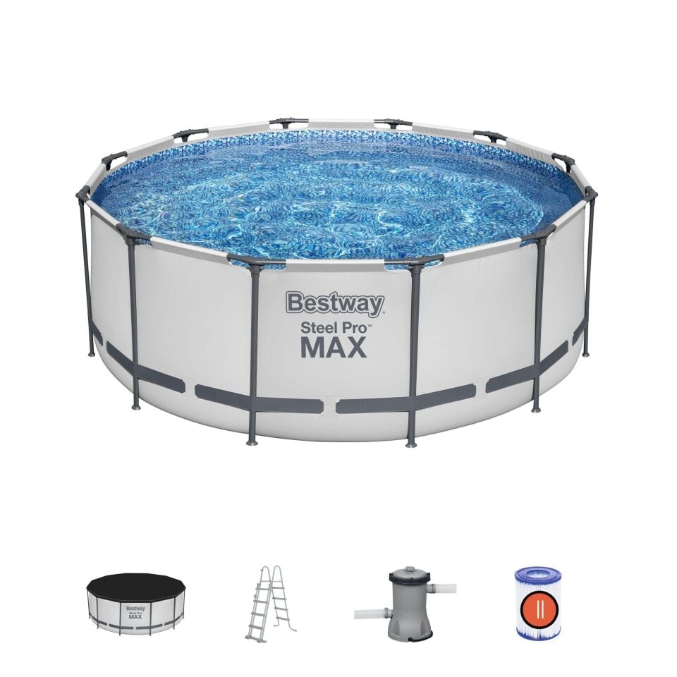 Bestway ® 56420 Steel Pro Max™ Yer Üstü Prefabrik Havuz Seti 3,66 M X 1,22 M