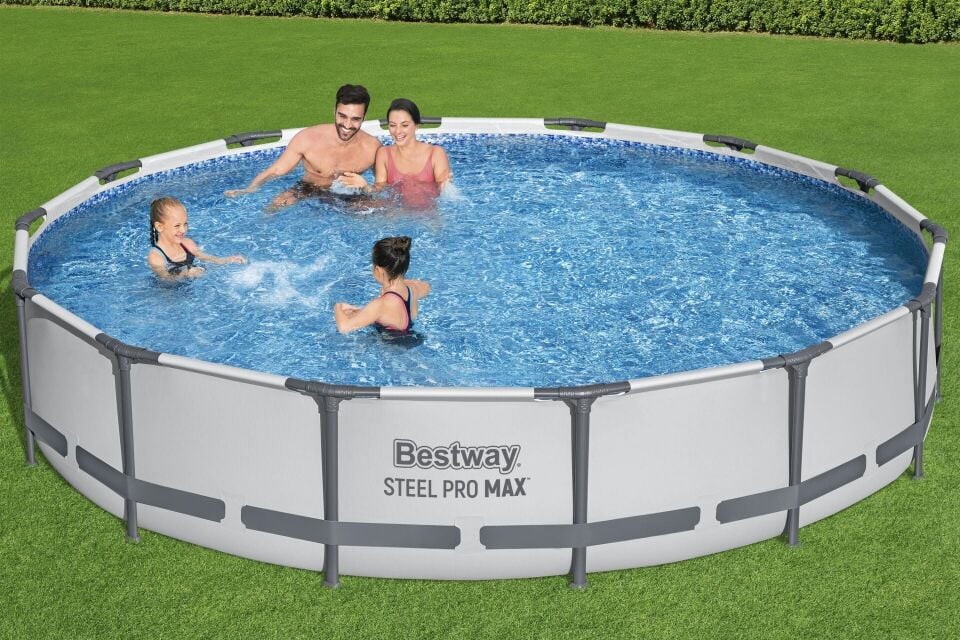 Bestway ® 5612x Steel Pro Max™ Prefabrik Yer Üstü Çember Havuz Seti 4,27 M X 1,22 M