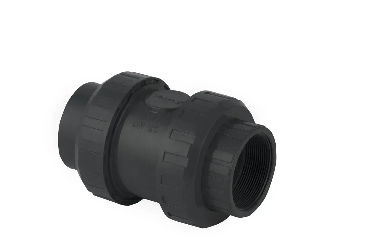 U-PVC Yapıştırma Muflu Yaylı Çekvalf 40MM