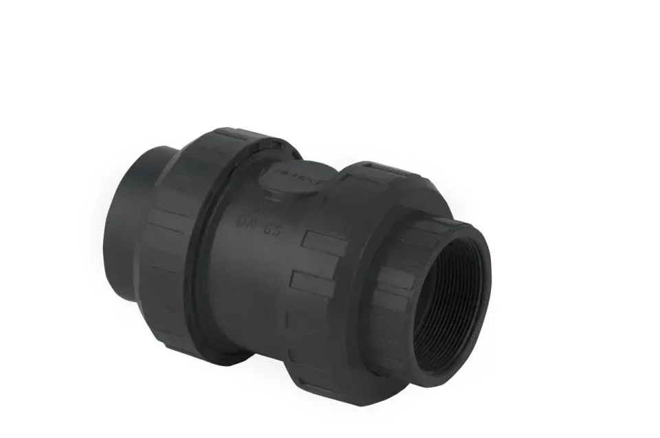 U-PVC Yapıştırma Muflu Yaylı Çekvalf 63MM
