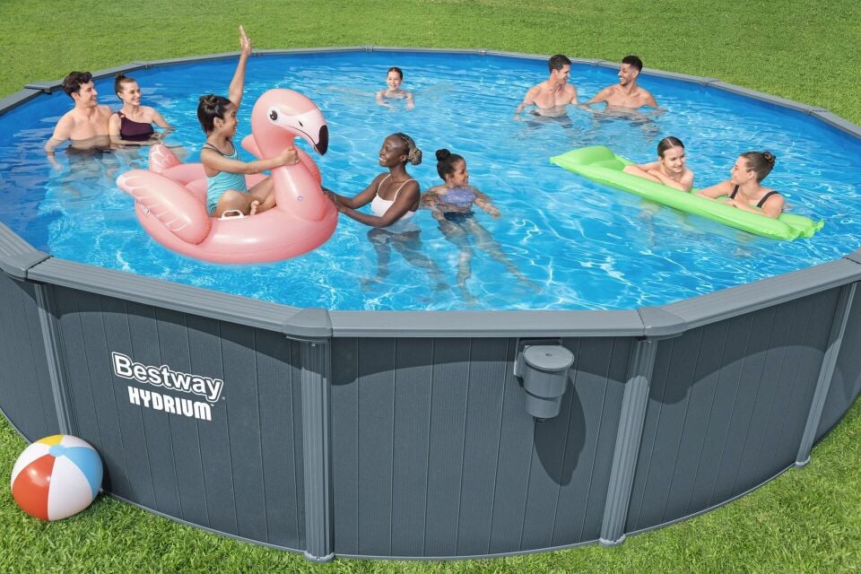 Bestway® 561RP Hydrium™ Çelik Duvarlı Yer Üstü Çember Havuz Seti 7,32 m x 1,32 m