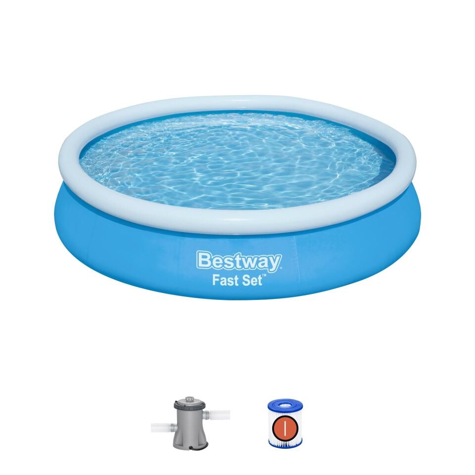 Bestway® 57273 Fast Set™ Çember Şişme Havuz, 3.66 m x 76 cm