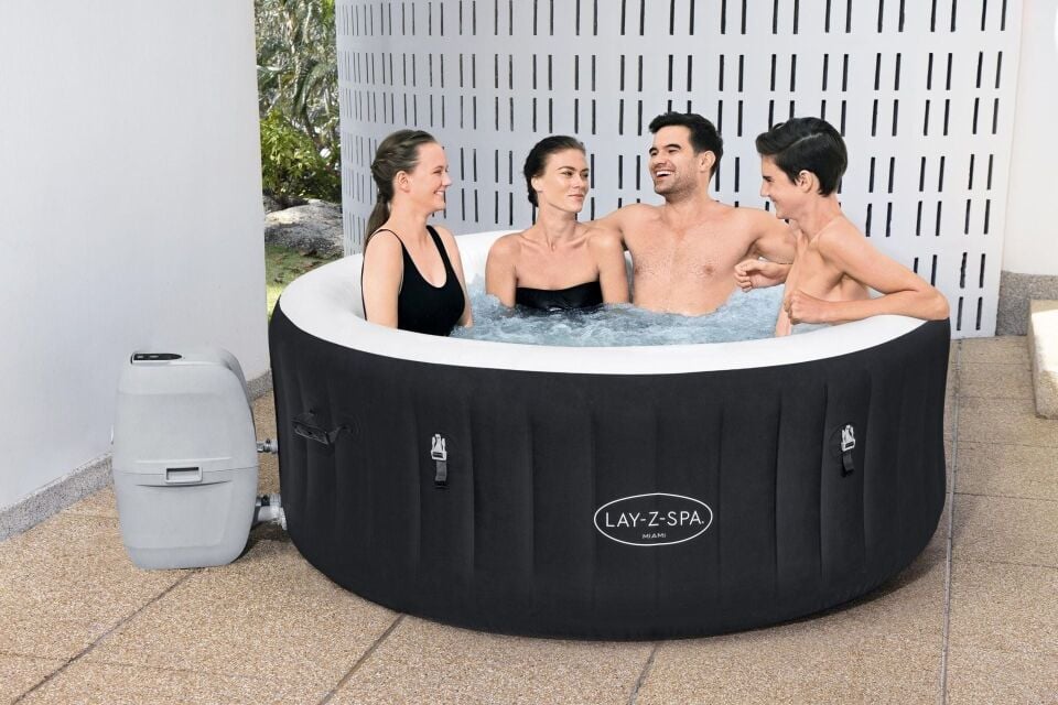 Lay-Z-Spa® Miami AirJet™ Şişme Spa Havuzu, 2-4 kişilik