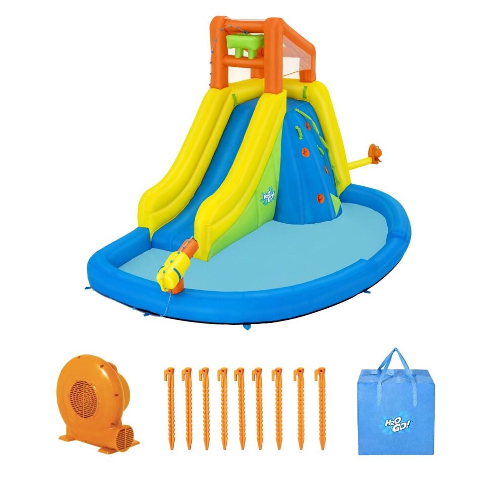 H2OGO!® Mount Splashblast™ Çocuklar İçin Mega Şişme Su Parkı 2.67 m
