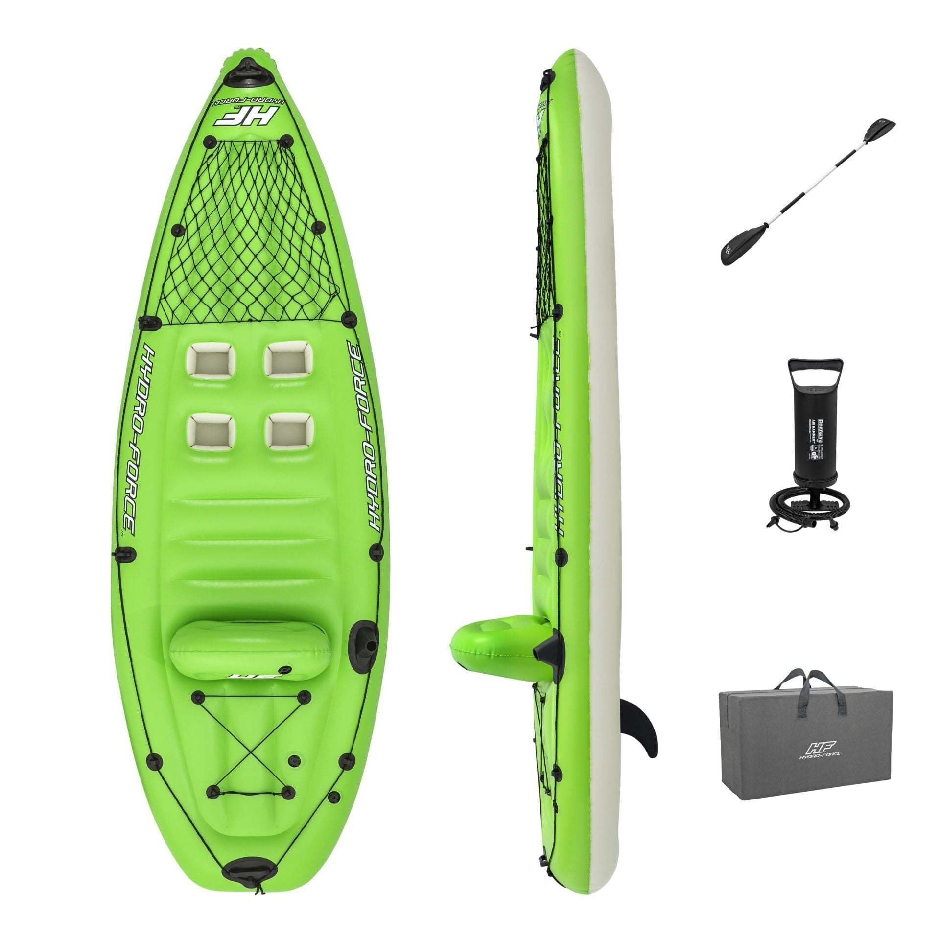 Hydro-Force™ Koracle™ X1 Balıkçı Şişme Kano Seti 2,85 m