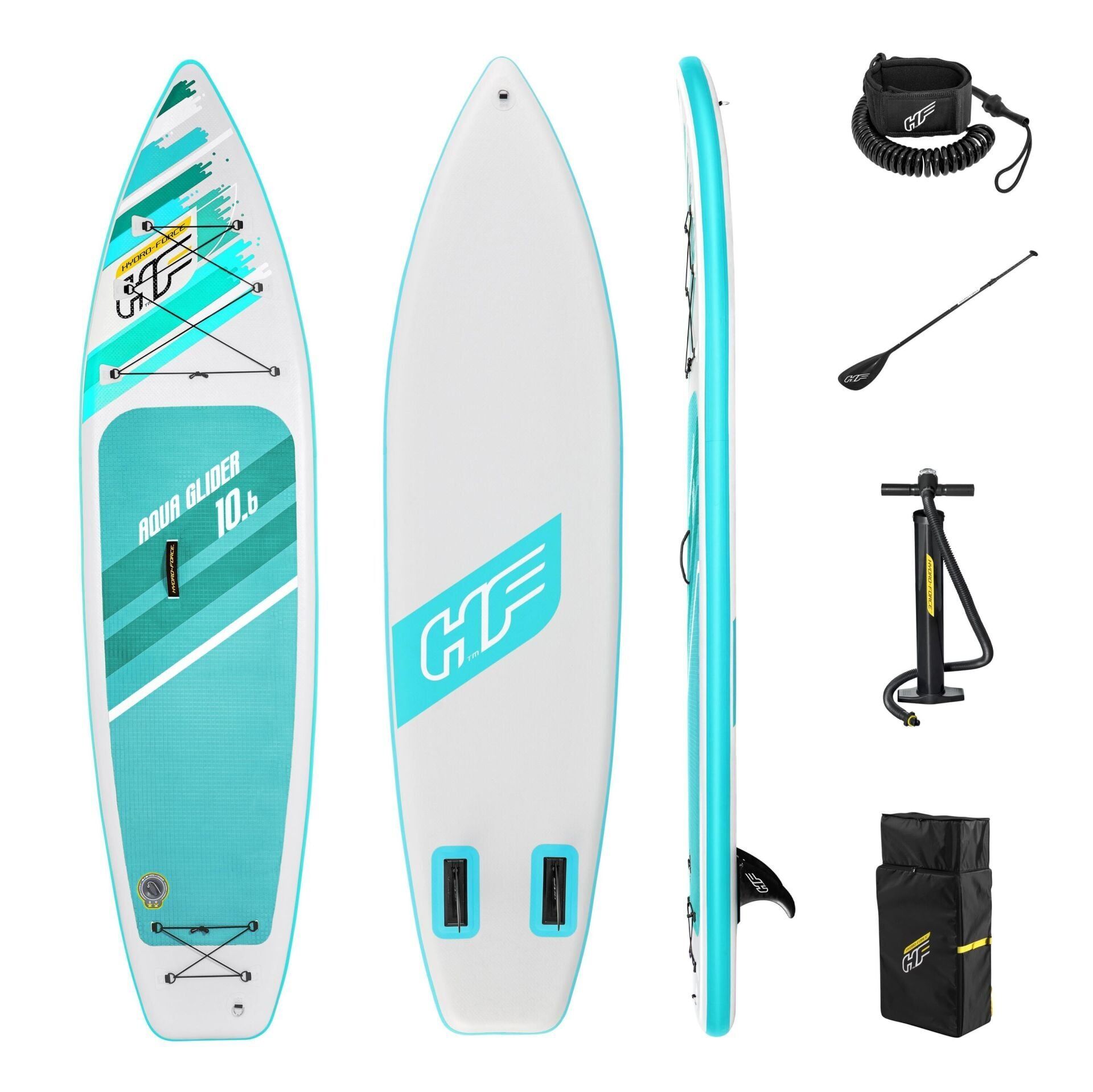 Hydro-Force™ Aqua Glider™ Kürekli Şişme SUP-Sörf Seti 3,20 m